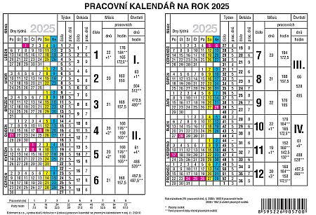 Kliknutím zobrazíte stolní kalendář pro rok 2025